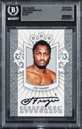Joe Frazier Signed 2008 Sportkings Silver #JF3 Card Auto Grade 10! BAS Slabbed