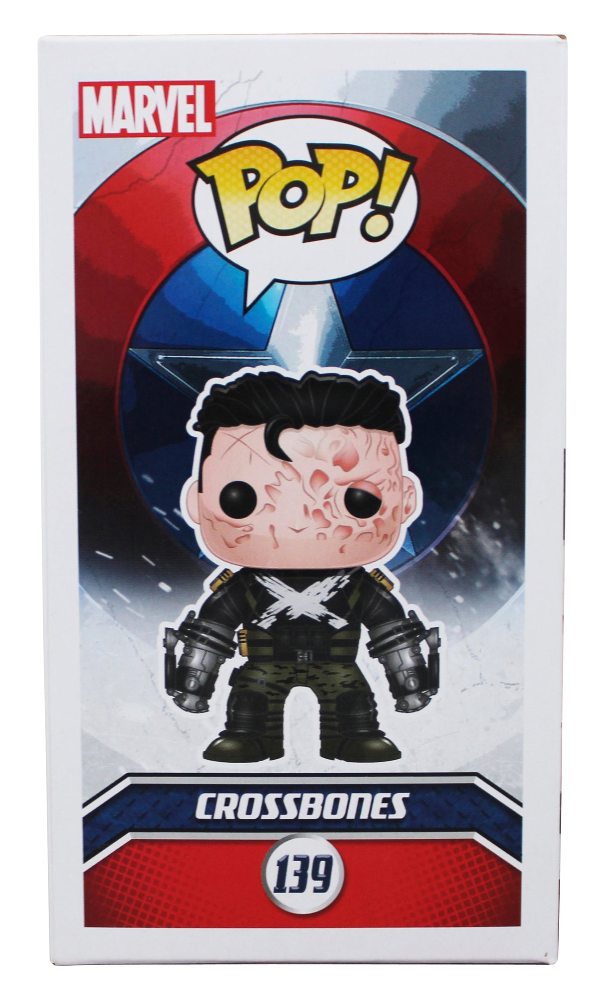Frank Grillo Captain America Civil War Signed #139 Funko Pop Figure BAS #BQ56291
