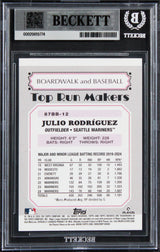 Mariners Julio Rodriguez Signed 2025 Topps #87BB12 Card Auto GM 10! BAS Slabbed