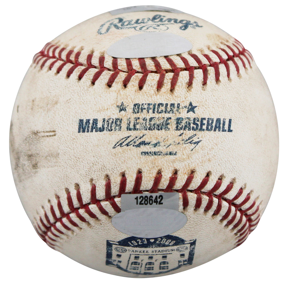Yankees (3) Jeter, Rivera & Girardi Authentic Signed Game Used Baseball Steiner