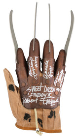 (4) Englund, Langenkamp, Wyss +1 Signed Deluxe Metal Freddy Krueger Glove BAS