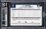 Mariners Julio Rodriguez Signed 2025 Topps Chrome #261 Card Auto 10! BAS Slabbed