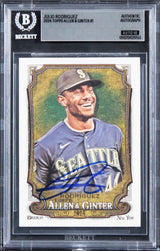 Mariners Julio Rodriguez Signed 2024 Topps A&G #1 Card Auto GM 10! BAS Slabbed