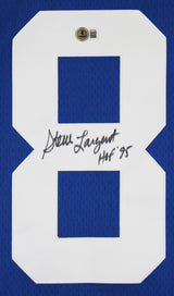 Seahawks Steve Largent "HOF 95" Signed Blue Mitchell & Ness Jersey BAS #BT57749