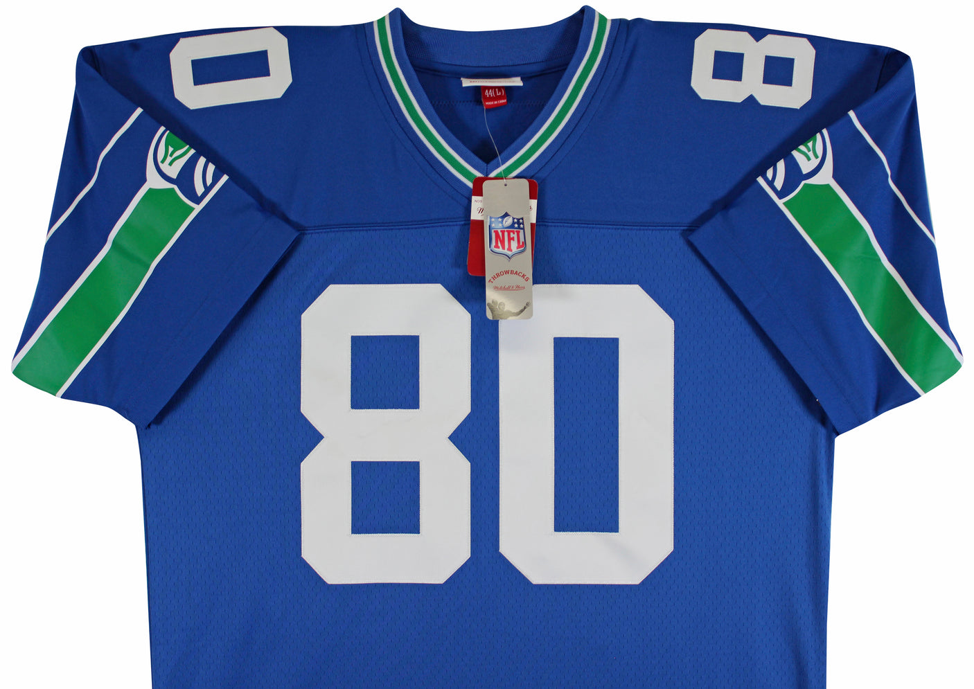 Seahawks Steve Largent "HOF 95" Signed Blue Mitchell & Ness Jersey BAS #BT57749