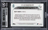Mariners Julio Rodriguez Signed 2022 Topps #USC165 RC Card Auto 10! BAS Slabbed