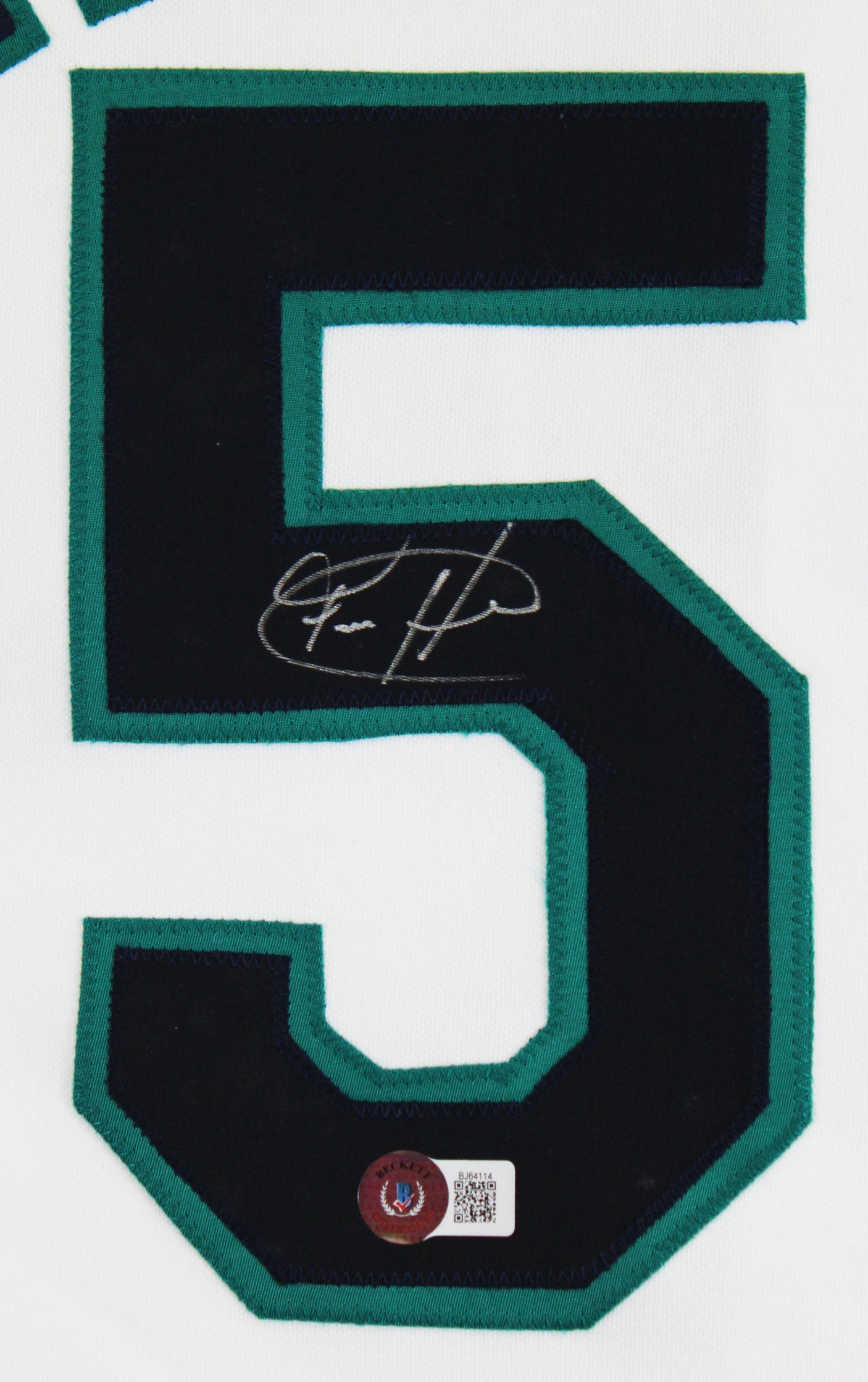 Mariners Felix Hernandez Signed White Russell Athletic Rookie #59 Jersey BAS