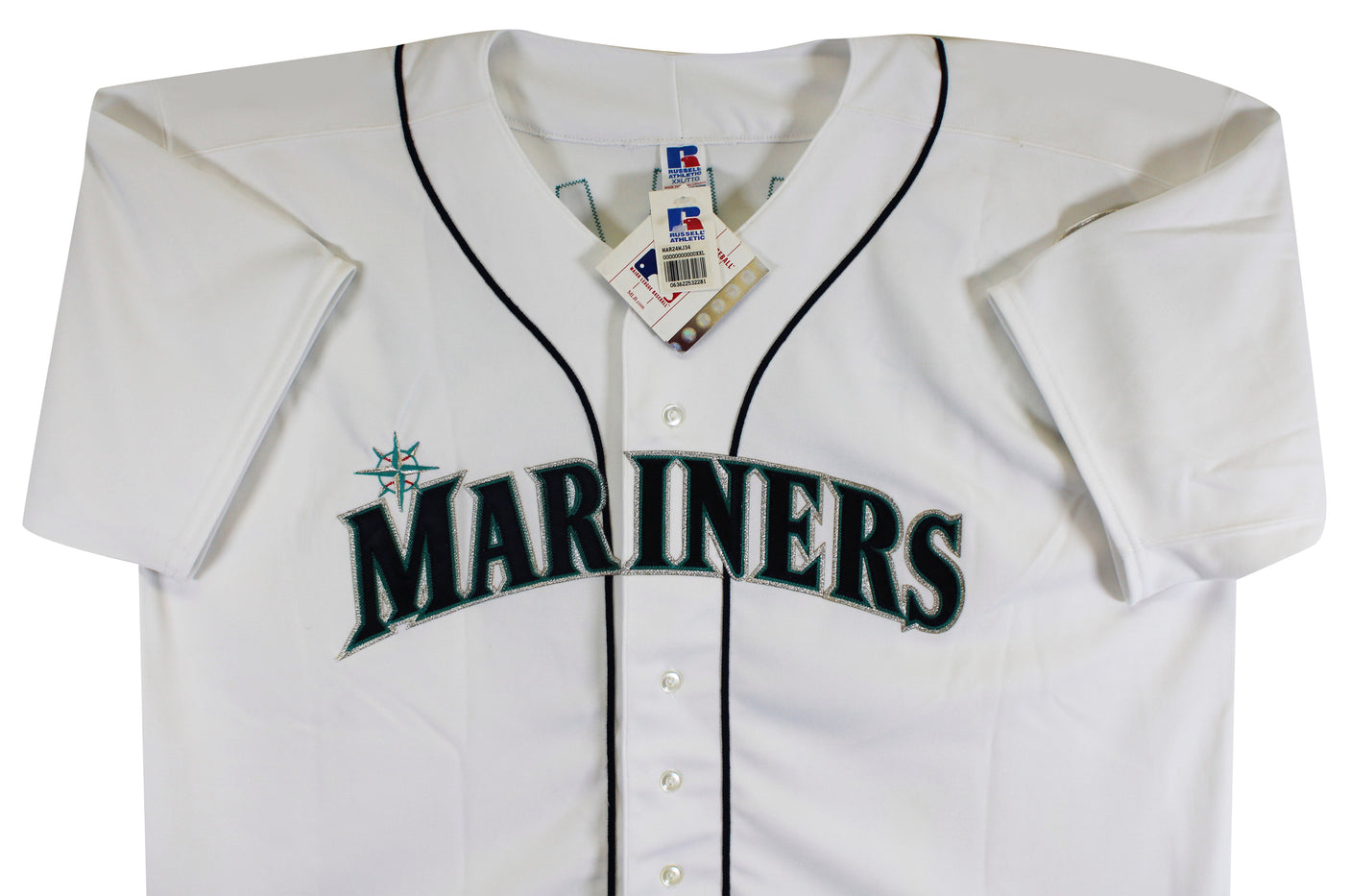Mariners Felix Hernandez Signed White Russell Athletic Rookie #59 Jersey BAS