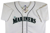 Mariners Felix Hernandez Signed White Russell Athletic Rookie #59 Jersey BAS