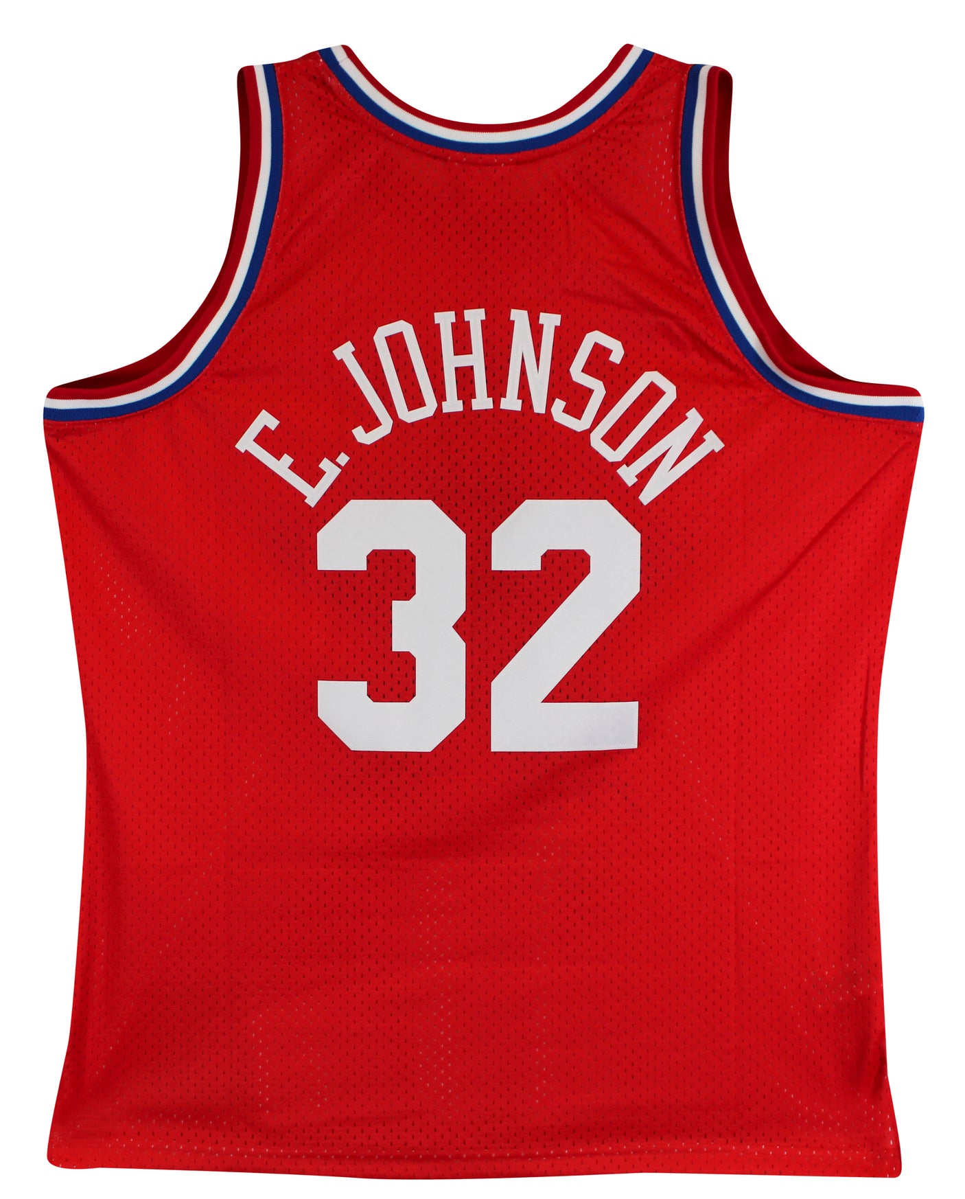 Lakers Magic Johnson Signed 1991 M&N HWC All-Star Red Swingman Jersey BAS Wit