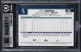 Mariners Julio Rodriguez Signed 2025 Topps #266 Card Auto Grade 10! BAS Slabbed