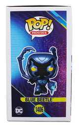 Xolo Mariduena Blue Beetle Signed #1406 Funko Pop Vinyl Figure BAS #BN36431
