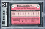 Mariners Julio Rodriguez Signed 2024 Topps #89B66 Card Auto GM 10! BAS Slabbed