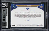 Mariners Julio Rodriguez Signed 2022 Topps #49 Rookie Card Auto 10! BAS Slabbed