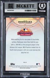 Mariners Julio Rodriguez Signed 2020 Bowman Chrome #AFLJR Card Auto 10! BAS Slab