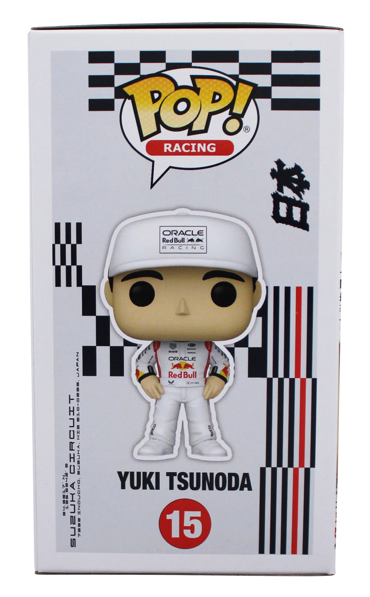 Yuki Tsunoda Formula 1 Authentic Signed #15 Funko Pop Vinyl Figure JSA #CK21661