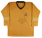 William Shatner Star Trek "Captain Kirk" Authentic Signed Uniform Shirt BAS Wit