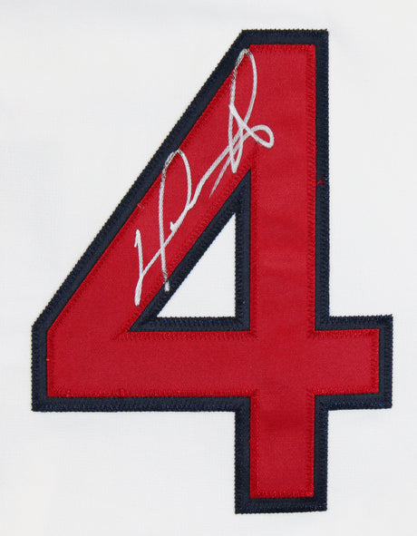 Red Sox David Ortiz Signed White Alternate Majestic Jersey BAS Witness #2W964332