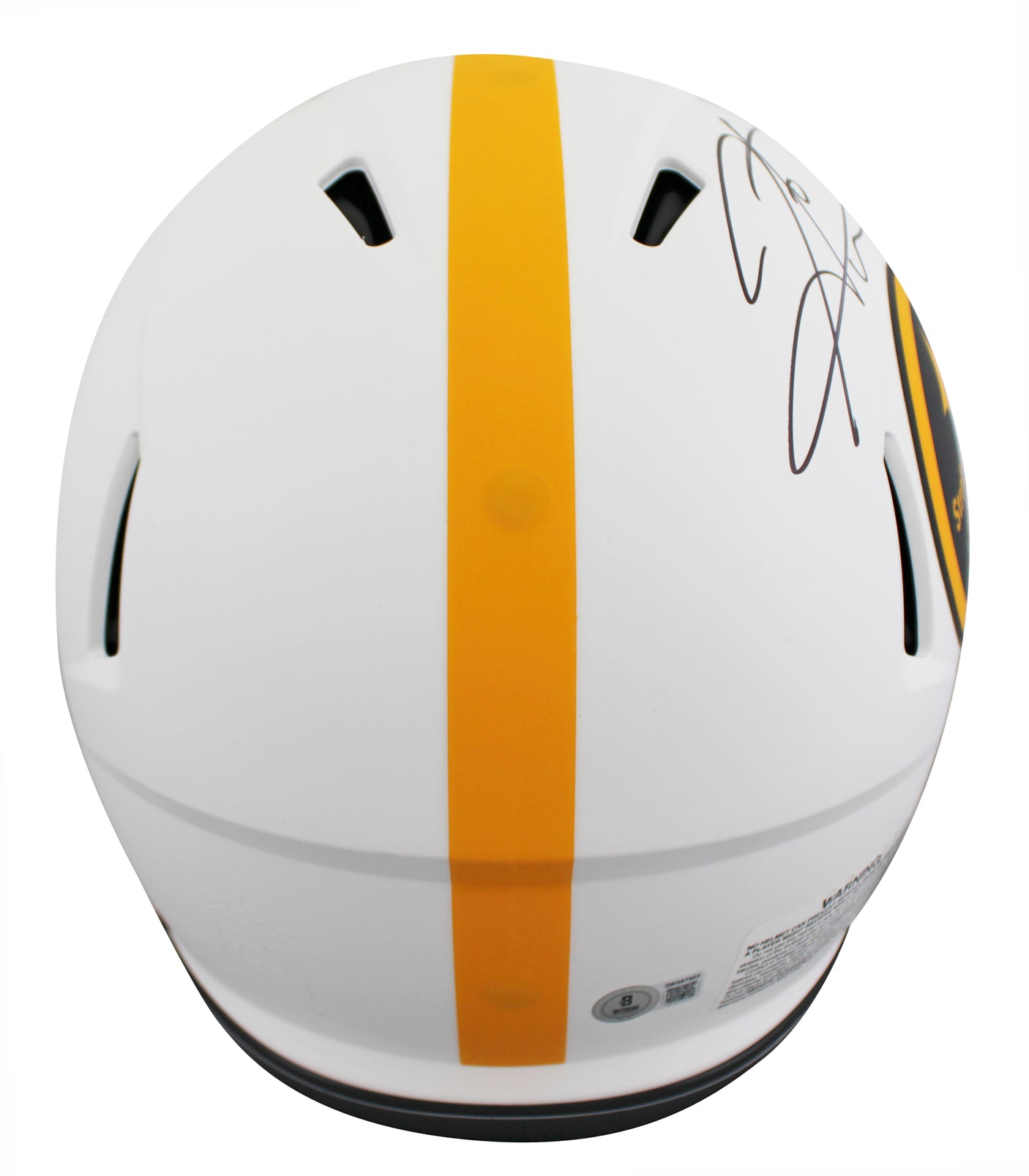 Steelers Hines Ward "SB MVP" Signed Lunar F/S Speed Proline Helmet W/ Case BAS W