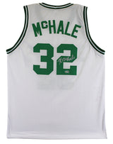 Kevin McHale Authentic Signed White Pro Style Jersey Autographed BAS Witnessed