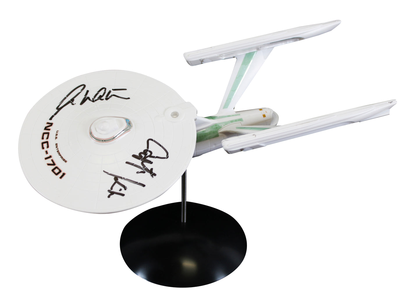 William Shatner Star Trek "Captain Kirk" Signed U.S.S. Enterprise Model BAS W