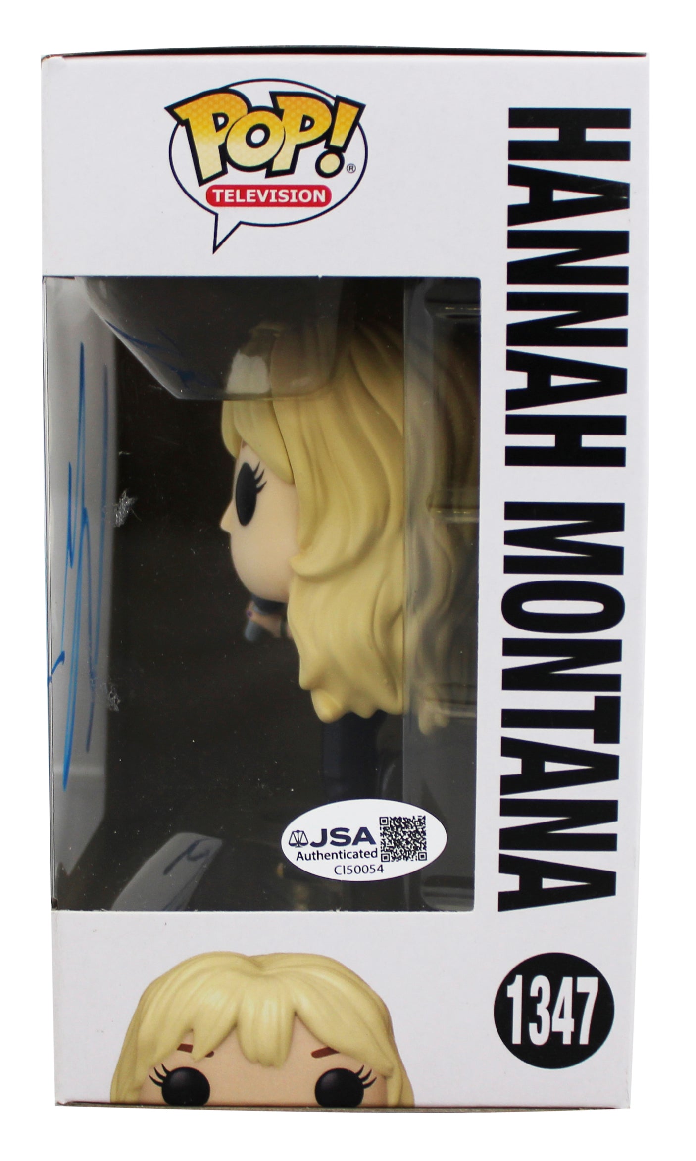Miley Cyrus Hannah Montana Signed #1347 Funko Pop Vinyl Figure JSA #CI50054