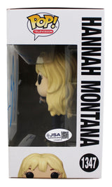 Miley Cyrus Hannah Montana Signed #1347 Funko Pop Vinyl Figure JSA #CI50054