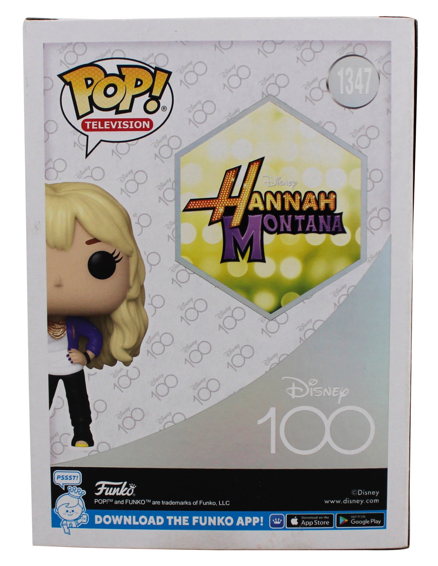 Miley Cyrus Hannah Montana Signed #1347 Funko Pop Vinyl Figure JSA #CI50054