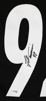 James Harrison Authentic Signed Black Pro Style Jersey Autographed JSA