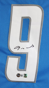 Jameson Williams Authentic Signed Blue Pro Style Jersey BAS Witnessed #W988016