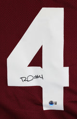Texas A&M Rueben Owens II Signed Maroon Pro Style Jersey BAS Witnessed #4W040909