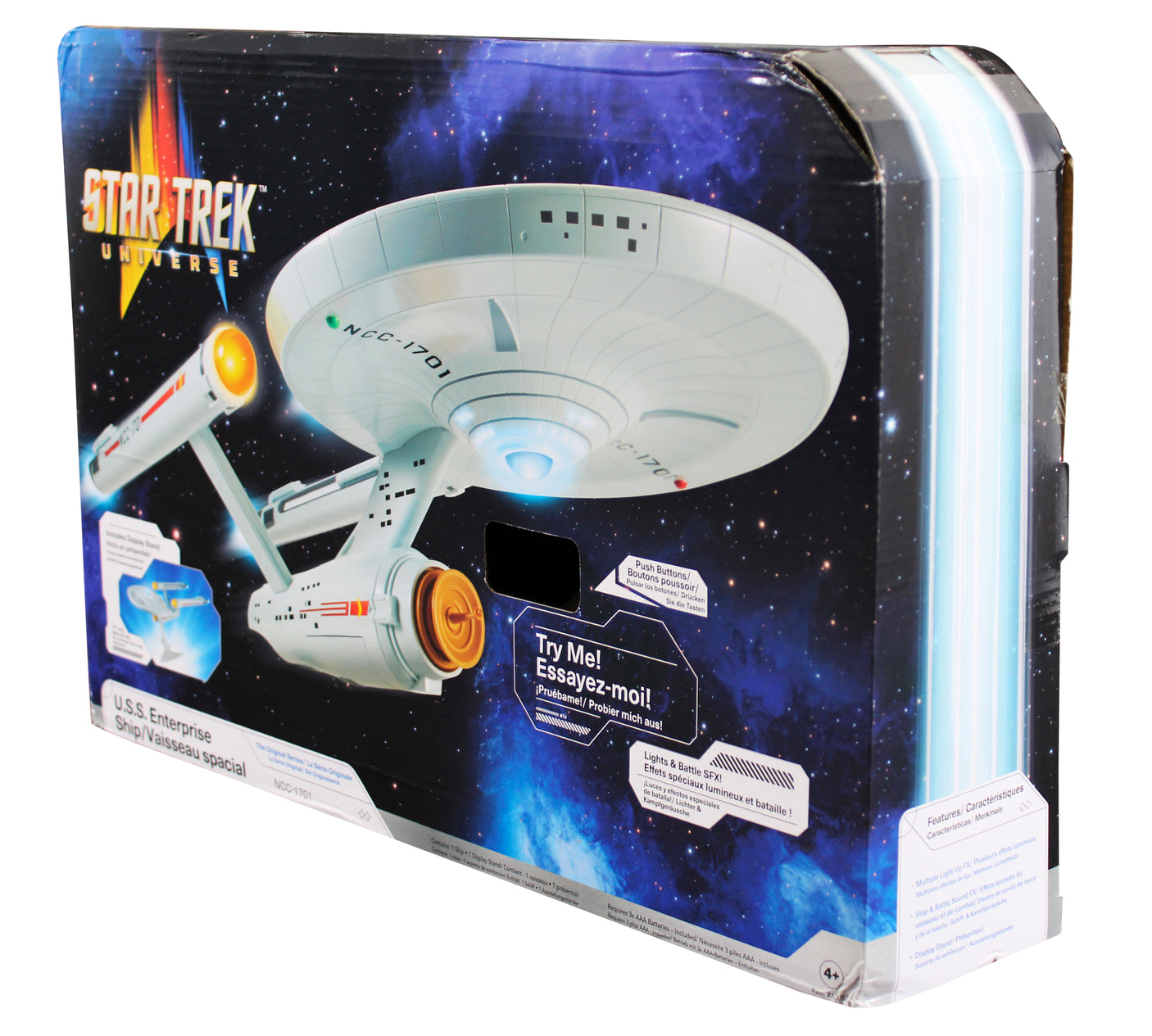 William Shatner Star Trek "Captain Kirk" Signed USS Enterprise NCC-1701 BAS Wit