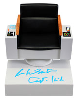 William Shatner Star Trek "Captain Kirk" Signed 1:6 FX Captain's Chair BAS Wit