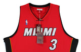 Heat Dwyane Wade Authentic Signed 2005-06 Red M&N HWC Swingman Jersey Fanatics