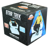 William Shatner Star Trek "Captain Kirk" Signed 1:6 FX Captain's Chair BAS Wit