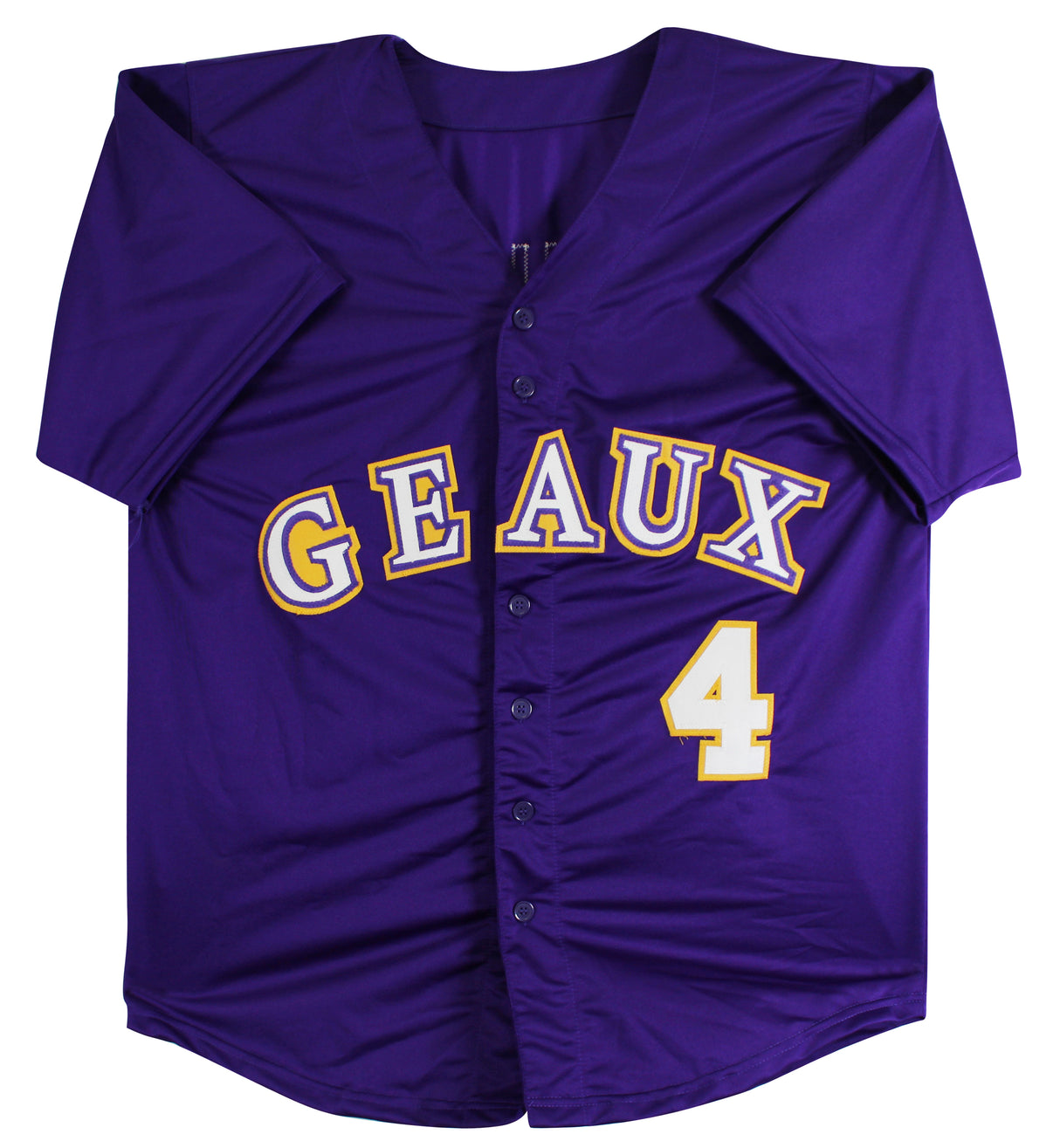 LSU Josh Smith Authentic Signed Purple Pro Style Jersey BAS Witnessed #3W294261