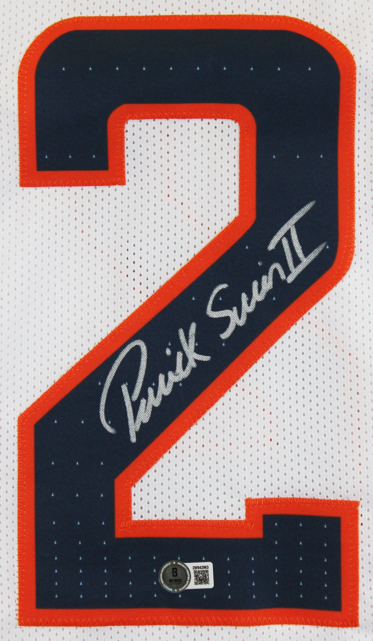 Patrick Surtain II Authentic Signed White Pro Style Jersey BAS Witnessed