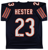 Devin Hester Authentic Signed Navy Pro Style Jersey Autographed BAS