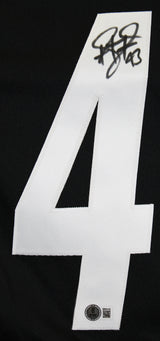 Steelers Troy Polamalu Authentic Signed Black Nike Limited Jersey BAS Witnessed