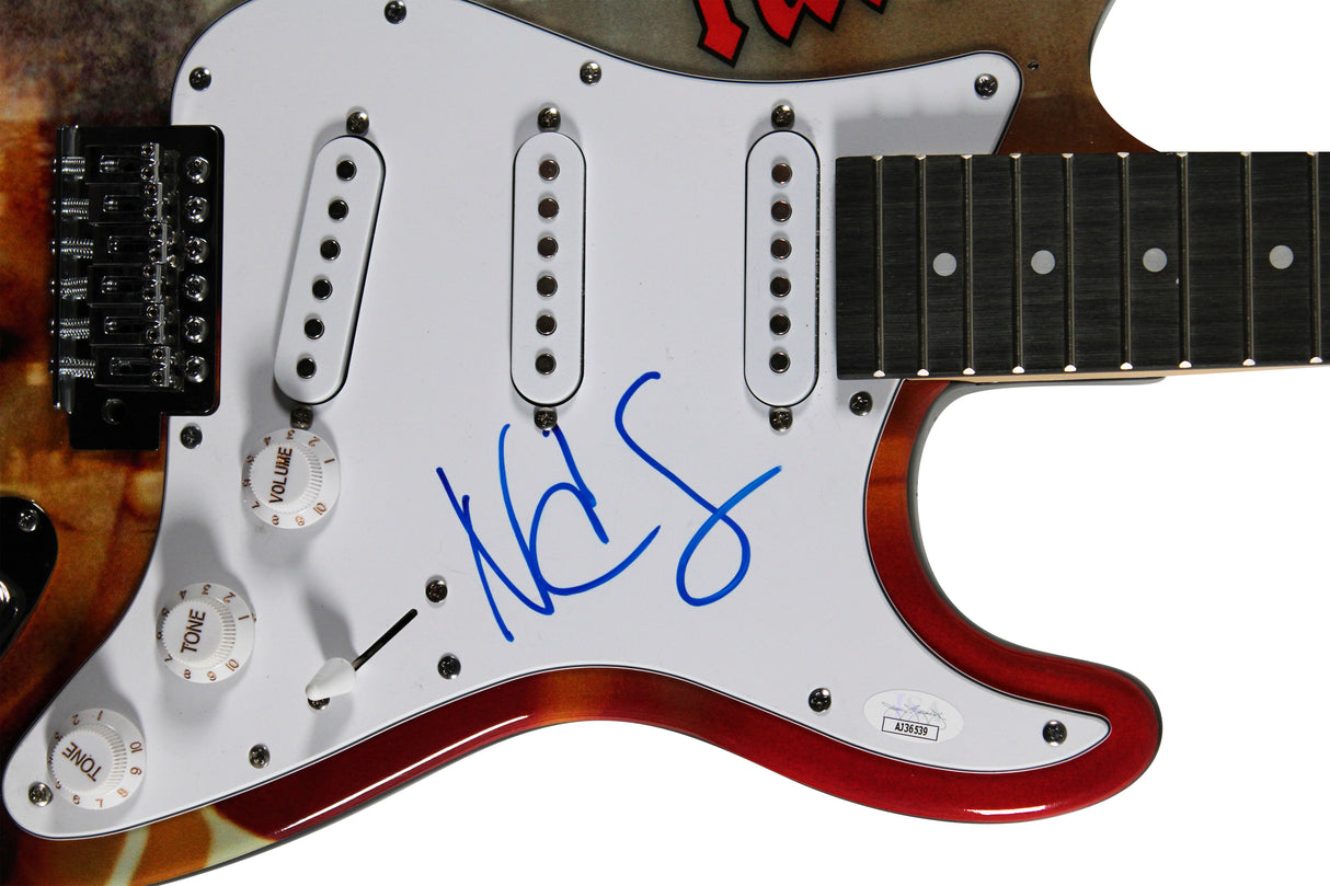 Nas Authentic Signed Glarry Electric Guitar Autographed JSA #AJ36539