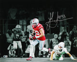 Ohio State Jack Sawyer Signed 16x20 Framed Horizontal Spotlight Photo BAS Witn
