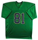 Notre Dame Miles Boykin Authentic Signed Green Pro Style Jersey JSA #WPP500016