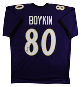 Miles Boykin Authentic Signed Purple Pro Style Jersey Autographed JSA #WPP500036