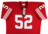 49ers Patrick Willis "HOF 24" Signed Red Mitchell & Ness Jersey BAS Witnessed
