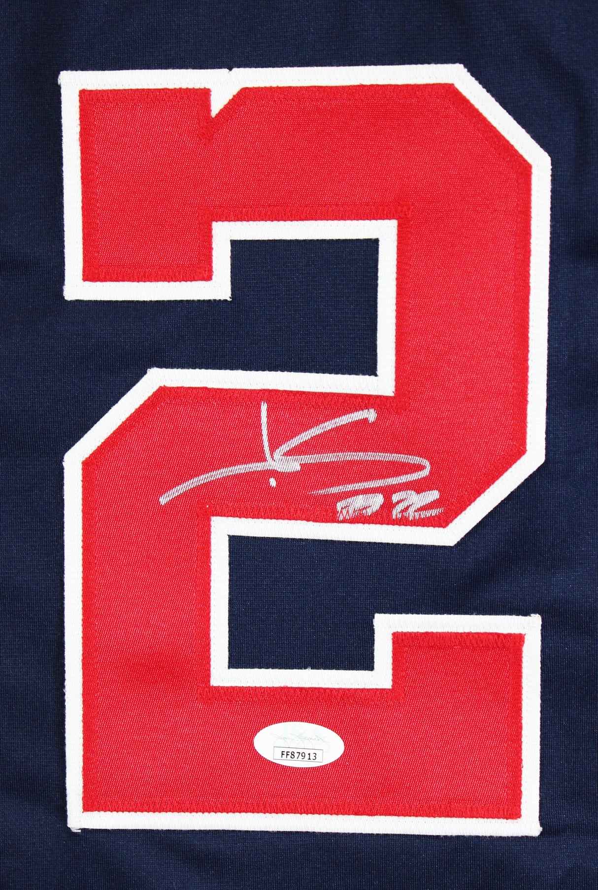Juan Soto Authentic Signed Navy Pro Style Jersey Autographed JSA #FF87913