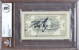 Daniel Radcliffe Signed 3x4 Hogwarts Express Ticket Framed Display BAS Slabbed