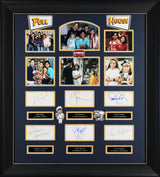 Full House (6) Saget, Stamos, Laughlin, Bure +2 Signed Framed Display BAS LOA
