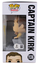 William Shatner Star Trek Signed Captain Kirk #1136 Funko Pop Figure BAS Witness