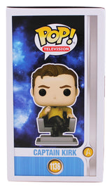 William Shatner Star Trek Signed Captain Kirk #1136 Funko Pop Figure BAS Witness