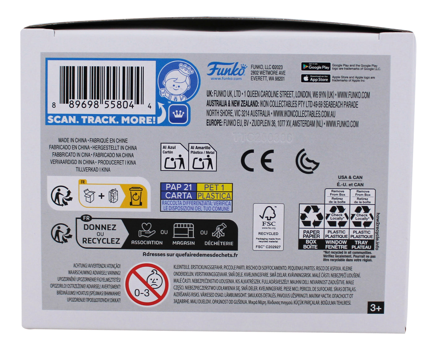 William Shatner Star Trek Signed Captain Kirk #1136 Funko Pop Figure BAS Witness